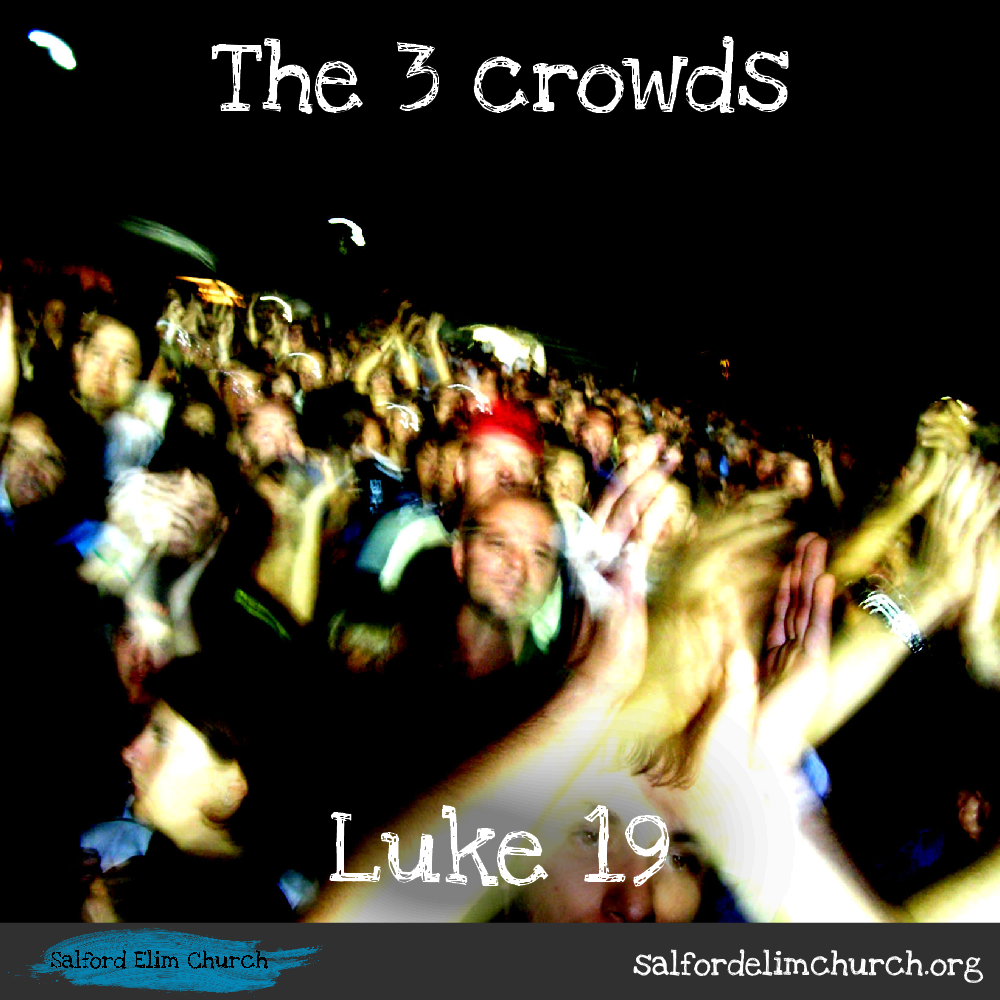 The 3 crowds | Luke 19